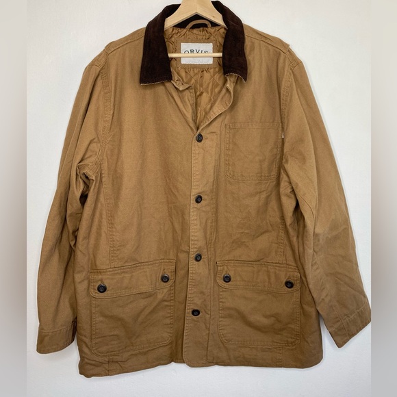 Orvis Other - Orvis Barn Jacket Tan Brown Size XL Quilted lining Gorpcore Utility